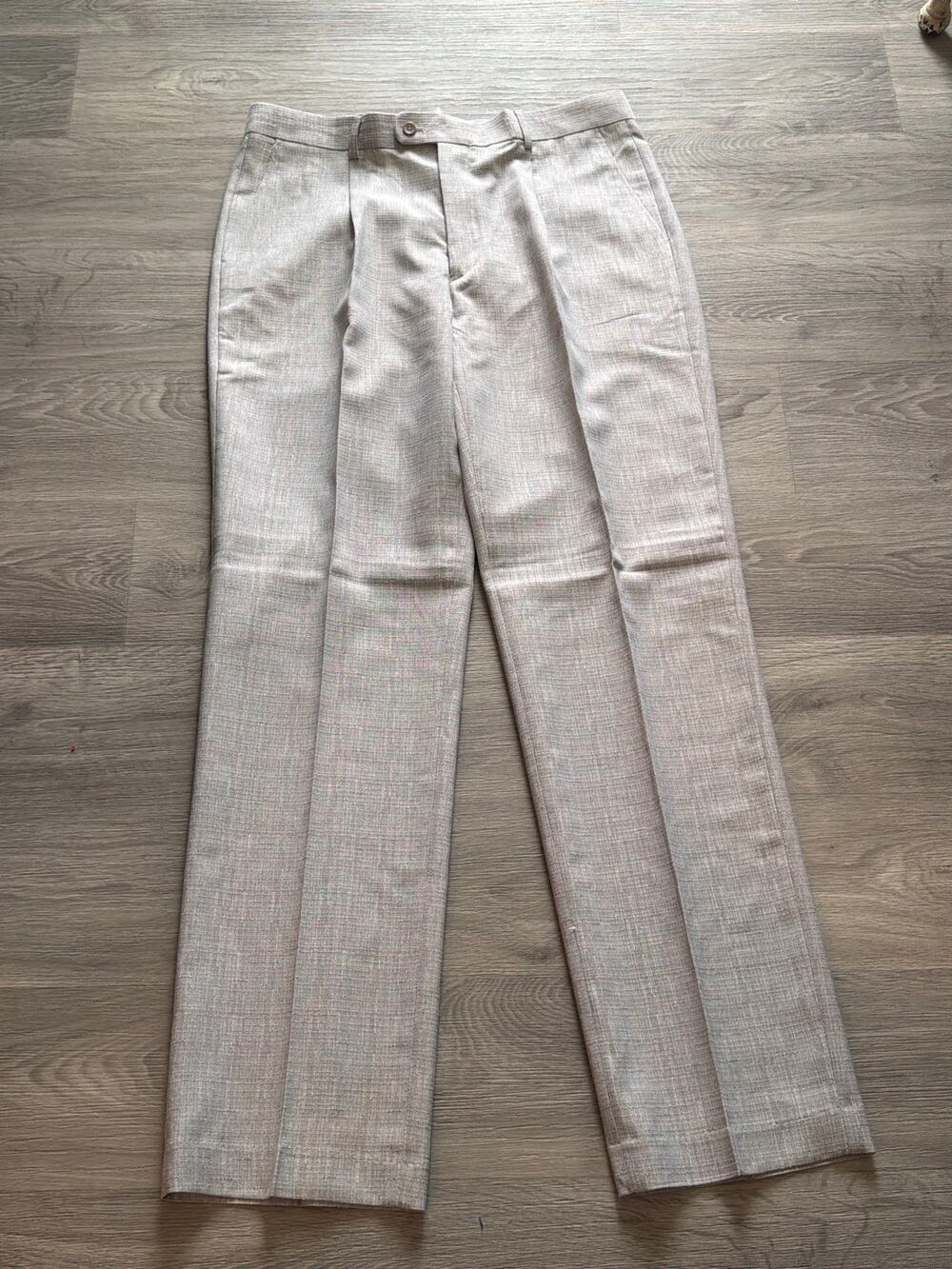 NWT Giorgio Inserti size 38 gray pleated front dress pants